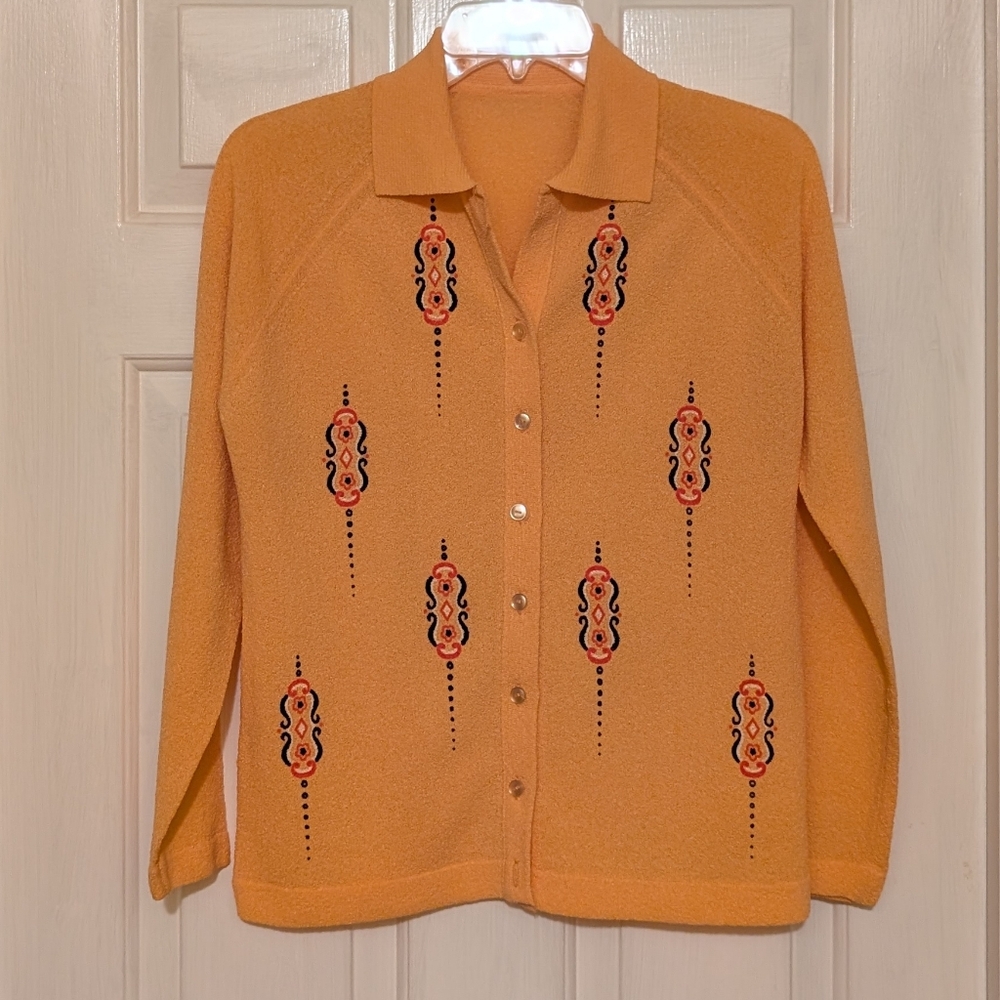 Vintage (1960s) Talbott Traveler Button-Up Cardigan